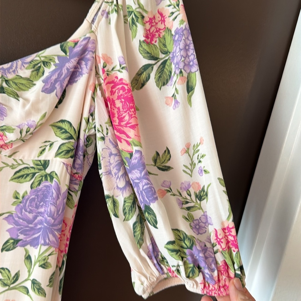 NOBODY’s CHILD Floral Print Maxi Dress NWT’s sz 6 - Picture 9 of 13